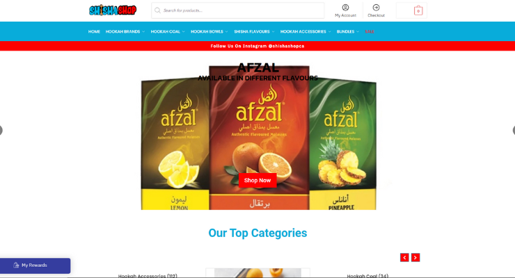 Shisha Shop - Project description for Shisha Shop